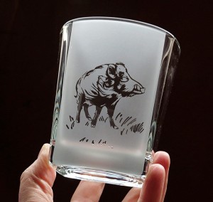 SZKLANKA DO WHISKY 1 szt. - Myśliwy/Leśniczy