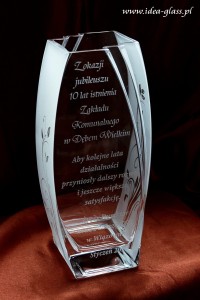 WAZON 3D wys.26 cm- JUBILEUSZ Firmy/Instytucji