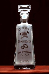 KARAFKA SKOŚNA 0,7 l -Prezent na Ślub (1)