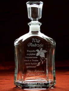 KARAFKA CAPITOL 0,7 l Urodziny  (1)