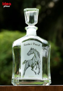 KARAFKA CAPITOL 0,7 l - Urodziny/Imieniny HODOWCA MIŁOŚNIK KONI (1)