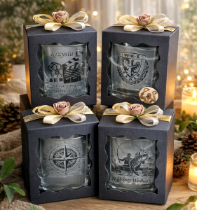 Pudełko na pojedynczą szklankę do whisky