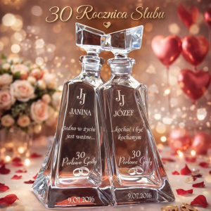 Bohemia 2x KARAFKI LOVERS - Na każdą okazję!