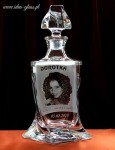 Bohemia KARAFKA QUADRO 0,85 l - Urodziny, ze zdjęciem!