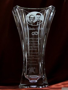 Bohemia WAZON COLOSSEUM 305mm- Prezent na ŚLUB, ze zdjęciem