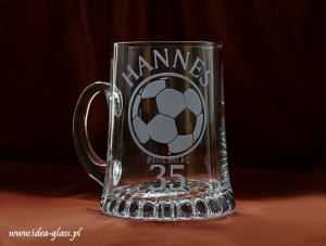 KUFEL XXL poj. 1 L - Urodziny, kibic/piłkarz/piłka nożna.