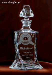 Bohemia KARAFKA QUADRO 0,85 l - Muzyk/Muzyka